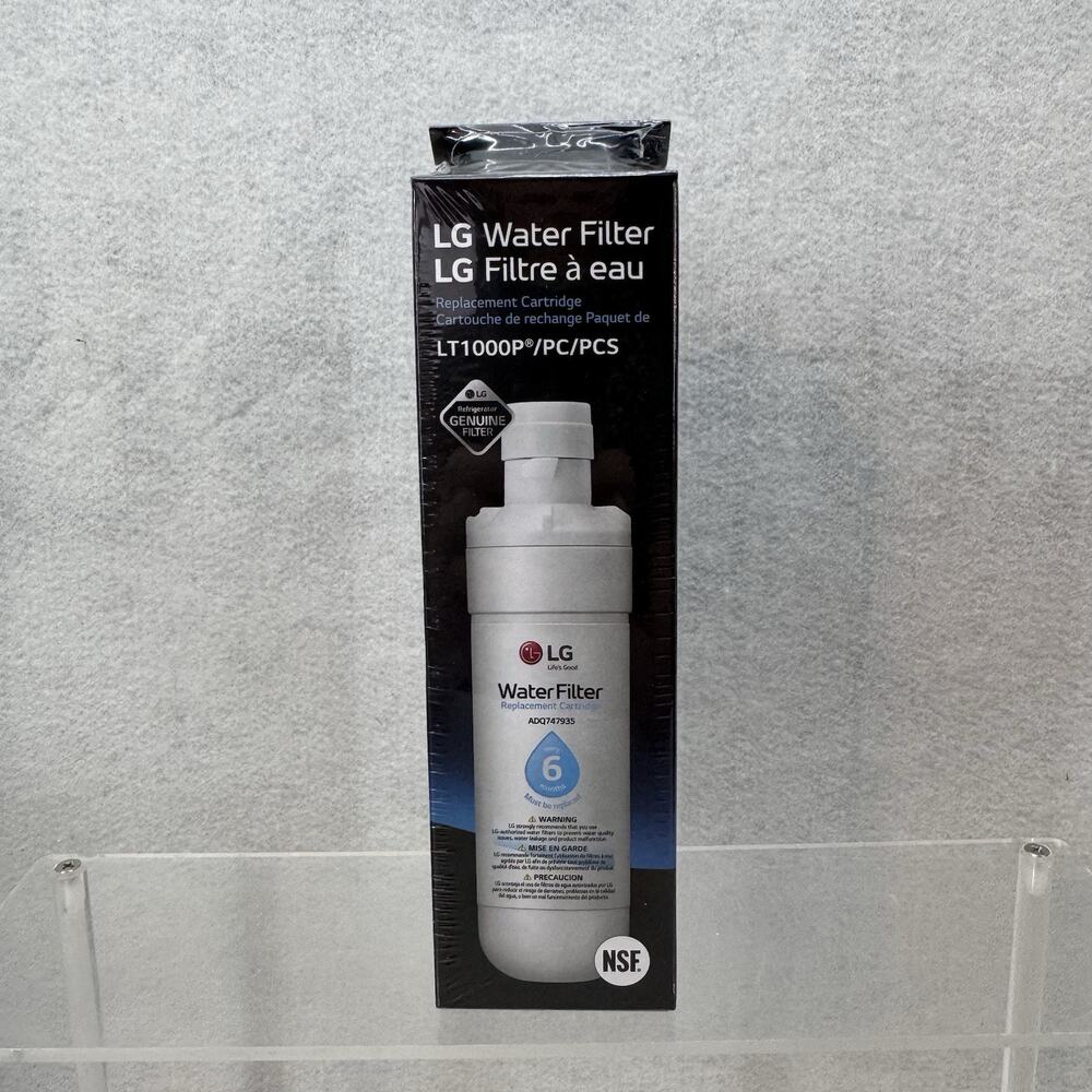 NIB New Sealed Genuine LG LT1000P Water Filter Replacement Cartridge - NSF